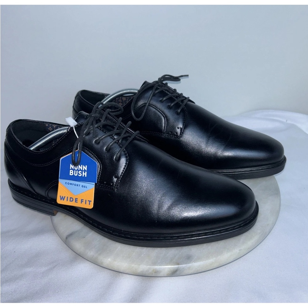 Nunn Bush Men's Black Range PT Oxford Shoes 81288